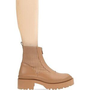BCBGeneration Montana Combat Sock Boots Tan Size 11 MSRP $139